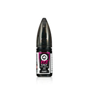 Bottle of Pure Frozen ACAI Riot Squad Punx Nic Salts with sleek deep purple and icy teal packaging, featuring frozen acai berry illustrations and the bold ‘Punx’ logo, designed for nicotine salt vape devices